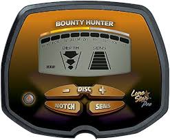 Bounty Hunter Lone Star Pro Metal Detector With Waterproof Searchcoil, Advanced Discrimination, and LCD Display