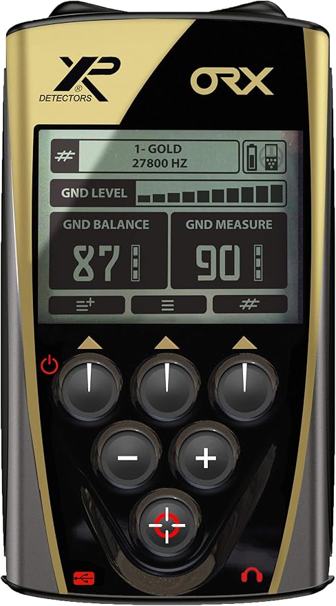 XP ORX Metal Detector With 9" HF Searchcoil, S-TELESCOPIC Lite Stem, Remote Control, and WSAUDIO Headphones