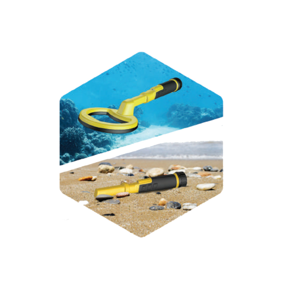 Nokta Makro PulseDive 2-in-1 Set Scuba or Snorkeling Metal Detector (YELLOW)