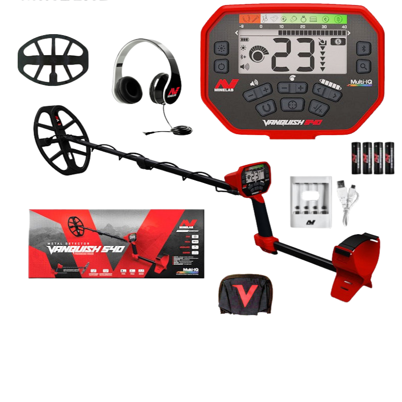 MINELAB VANQUISH 540 METAL DETECTOR + FREE VANQUISH CARRY BAG