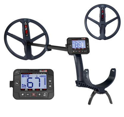XP ICON-X Metal Detector Advanced Wireless Multi-Frequency Detector with FMF® Technology & Carbon Stem All-Terrain Performance