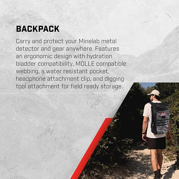 Minelab Vanquish 560 Pro Pack Metal Detector with Bagpack – All New Multi-IQ™ Simultaneous Frequency