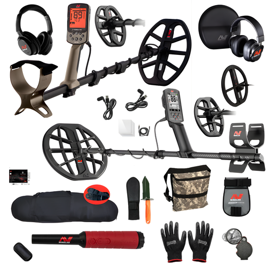 Father's Day Bundle - 3 Coil PKG Minelab Manticore with M8, M15 Searchcoils + X-Terra Elite Expedition +  Pack Pro Find 40 Pinpointer +Carry Bag and Treasure Kit