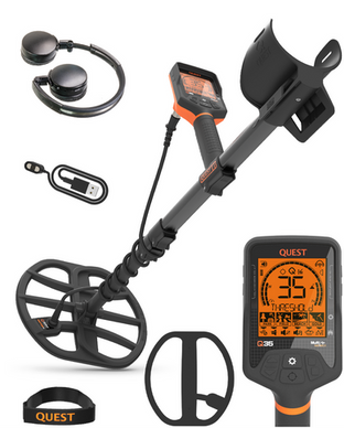 QUEST Q35 METAL DETECTOR + QUEST X POINTER 2