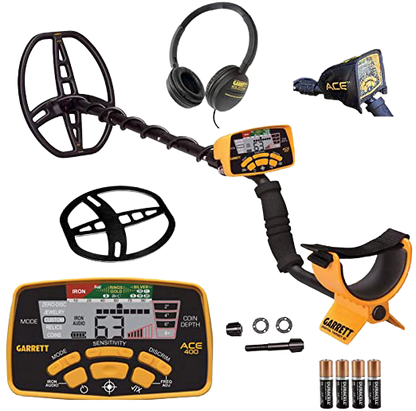 GARRETT ACE 400I METAL DETECTOR PACKAGE