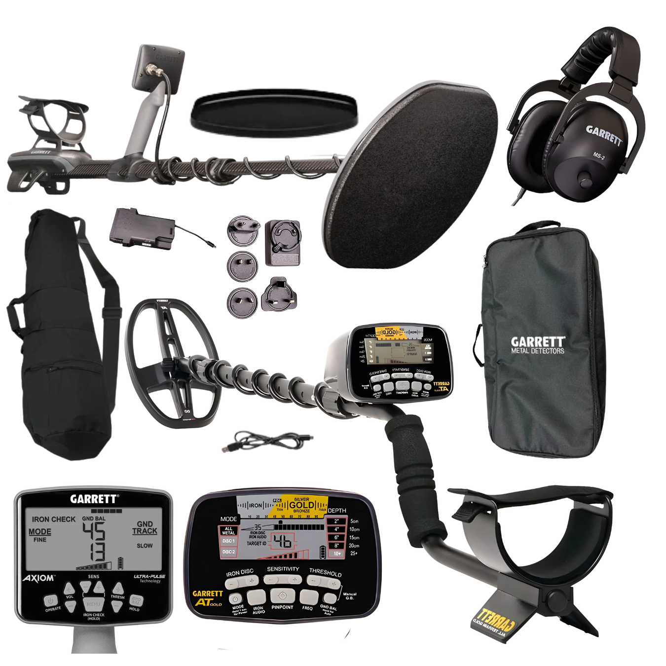 Father's Day Bundle - Garrett AT Gold + Garrett Axiom Lite + Garrett AP Bag