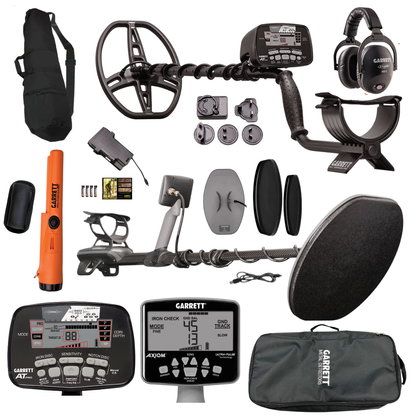 Father's Day Bundle - Garrett Axiom Pro + Garrett AT Pro + Garrett Pinpointer + Garrett AP Bag