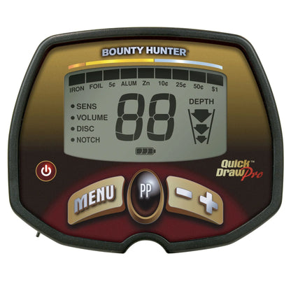 Bounty Hunter Quick Draw Pro Metal Detector With Pinpoint Mode and Depth Indication