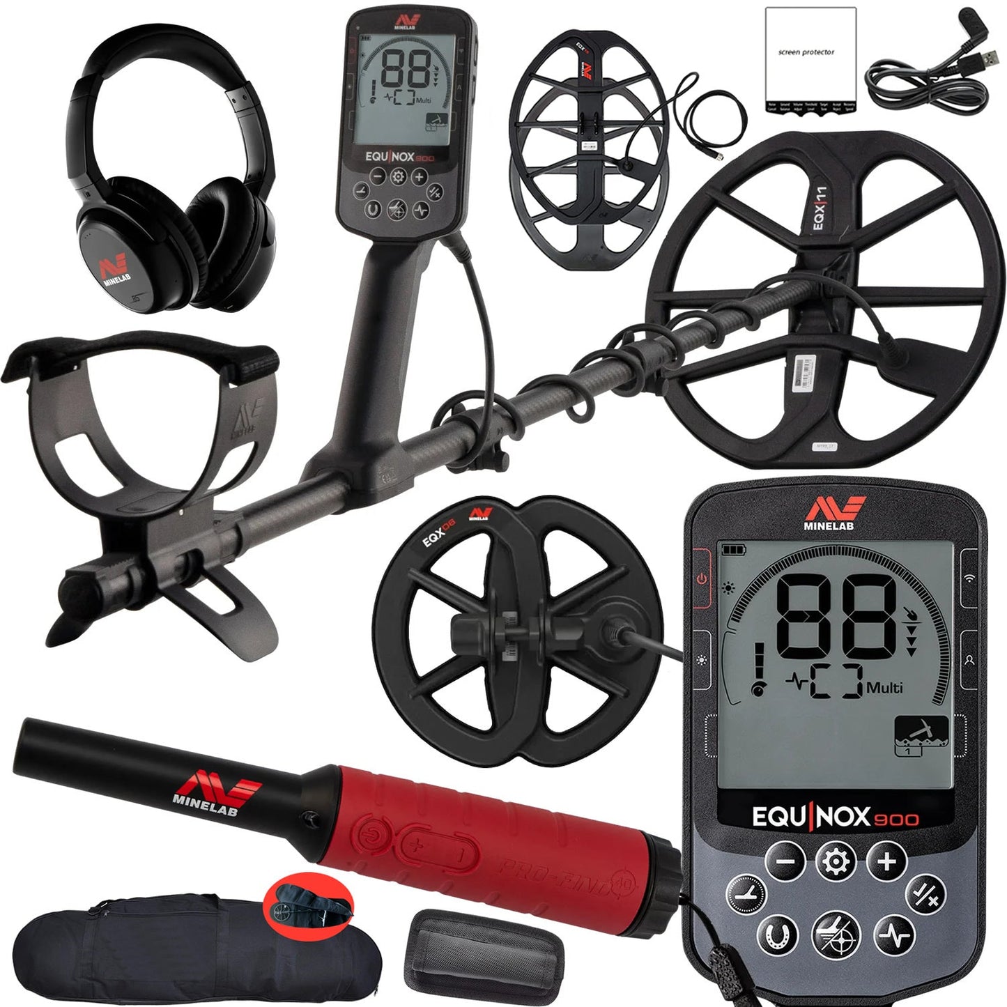 Father's Day Bundle - Minelab GPZ 7000 + Minelab Equinox 900 + Minelab Pro-Find 40 + Minelab Carry Bag and Treasure Kit