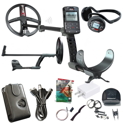 XP Deus II Stereo (Full) with 11" Coil - FMF Metal Detector Remote Control & WS6 ST Headphones (Copy)