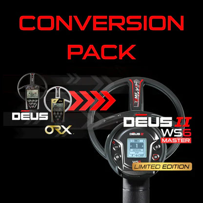 XP DEUS II WS6 Master Metal Detectors Conversion Pack With 11" FMF Coil For Deus & ORX Metal Detectors