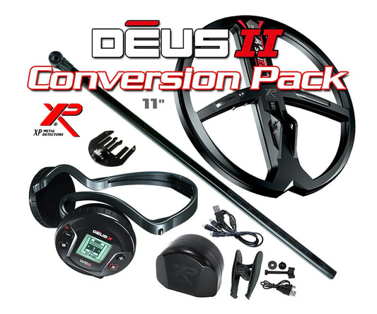 XP DEUS II WS6 Master Metal Detectors Conversion Pack With 11" FMF Coil For Deus & ORX Metal Detectors