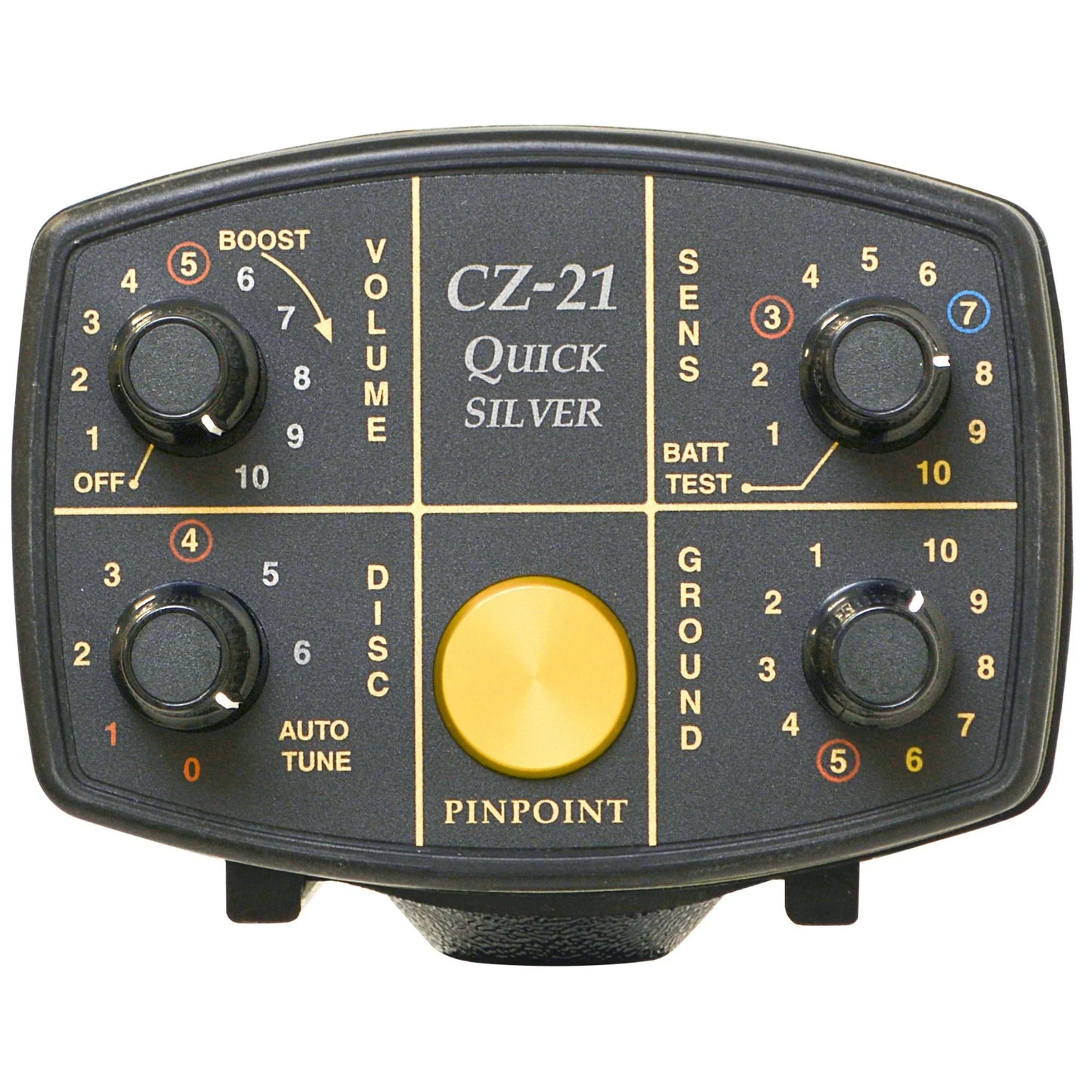 Fisher CZ21-8 Quicksilver Dual-Frequency Scuba Metal Detector - Waterproof Upto 250 feet