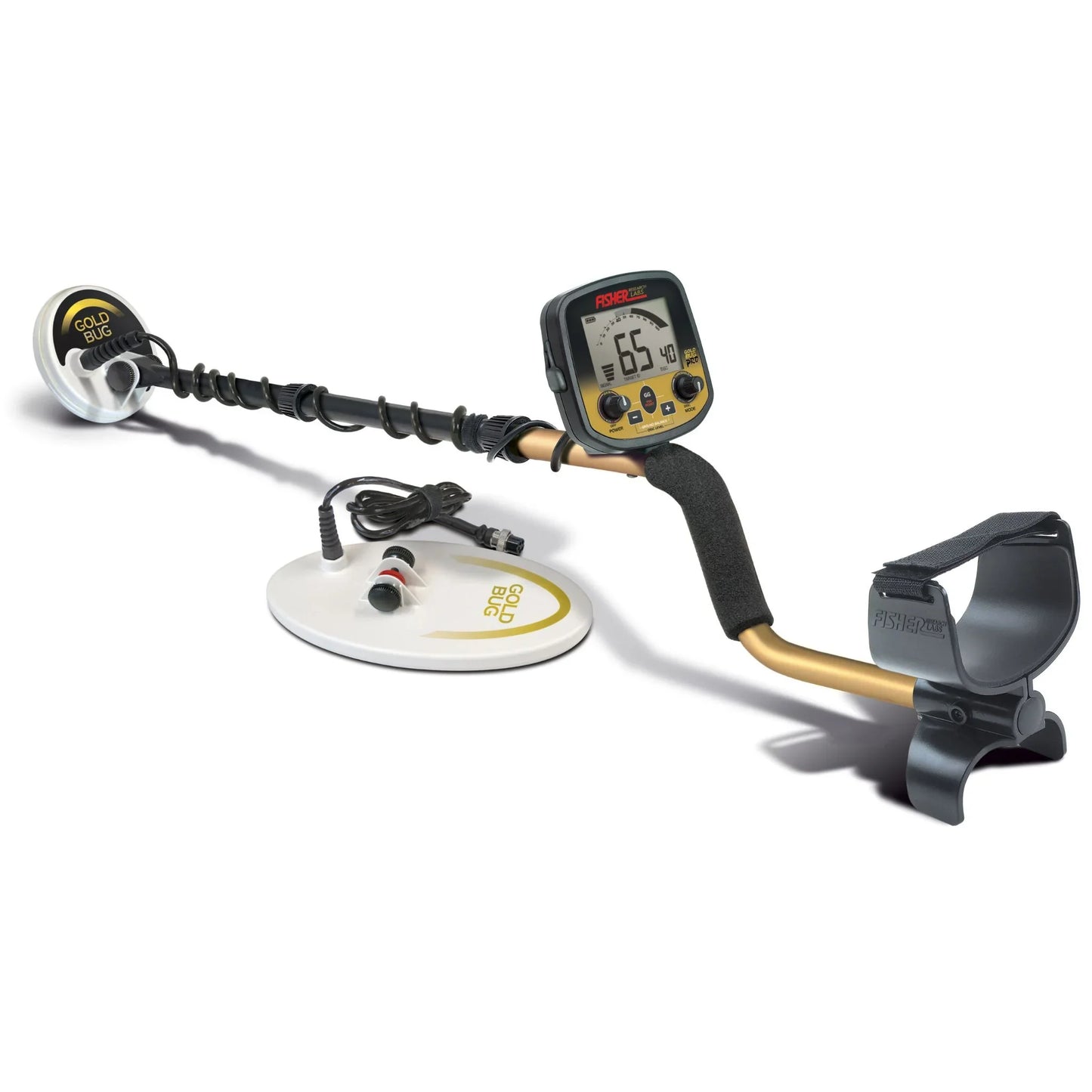 Fisher Gold Bug Pro Compact Coil Edition High Sensitivity Metal Detector Bundle With 2 Coils