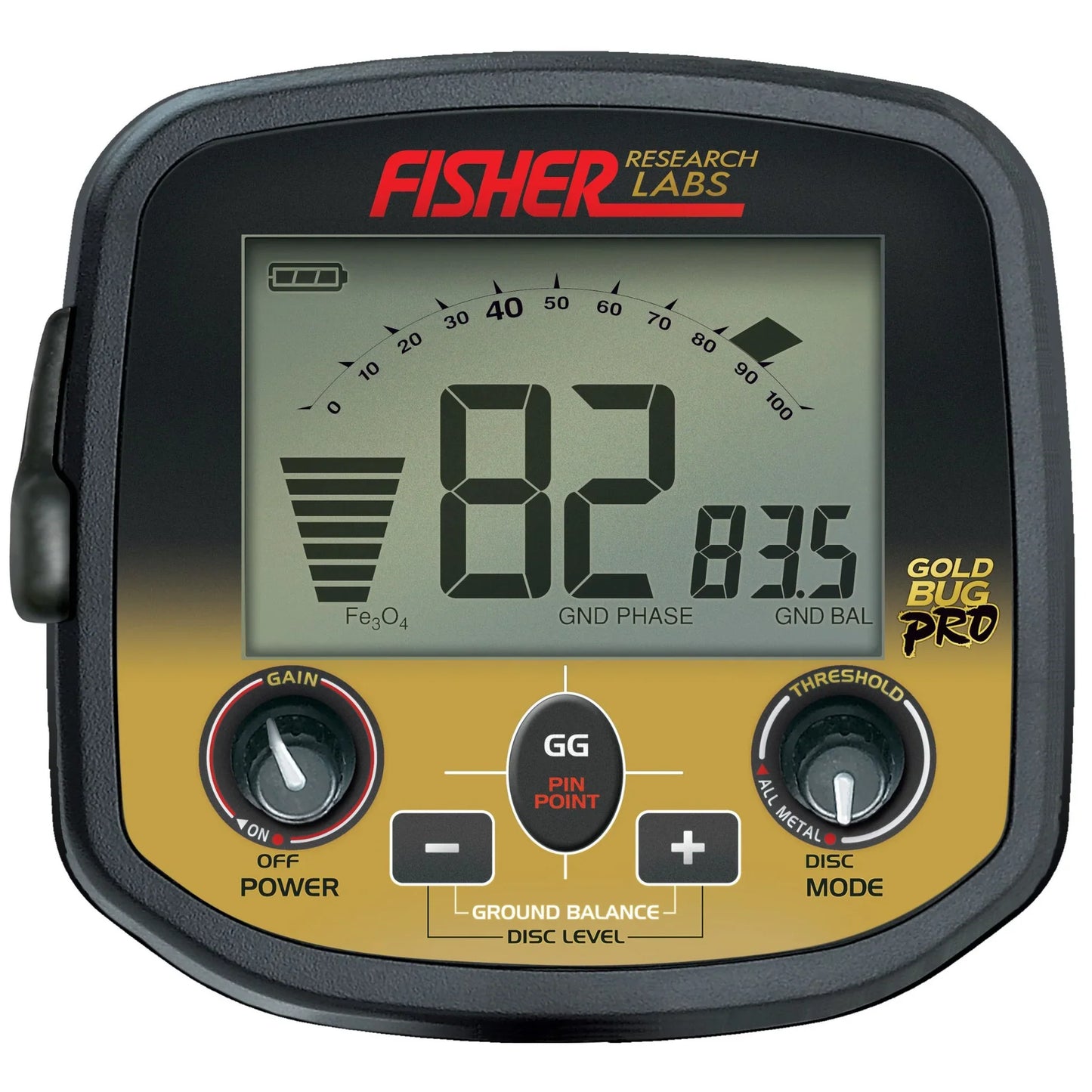 Fisher Gold Bug Pro Compact Coil Edition High Sensitivity Metal Detector Bundle With 2 Coils