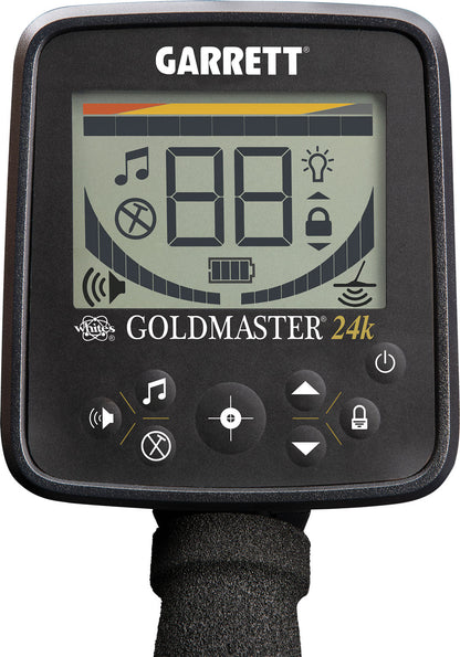 Garrett Goldmaster 24k Metal Detector Two Coils Package