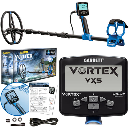 Garrett Vortex VX5 Multi-Frequency Waterproof Metal Detector