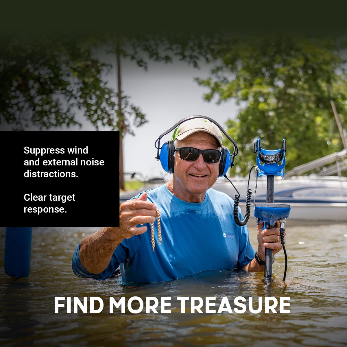 Garrett Vortex VX9 Multi-Frequency Waterproof Metal Detector with Waterproof Headphones
