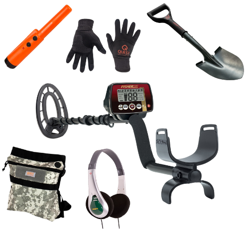 Fisher F22 Metal Detector Bundle