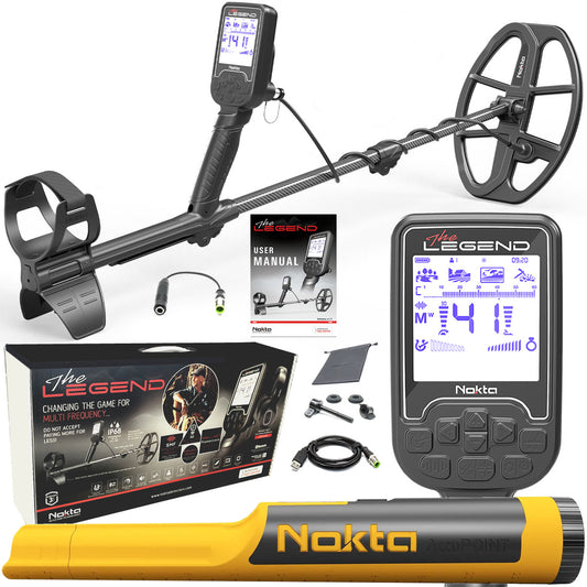 Nokta Legend "Next Generation" Multi-Frequency Waterproof Metal Detector