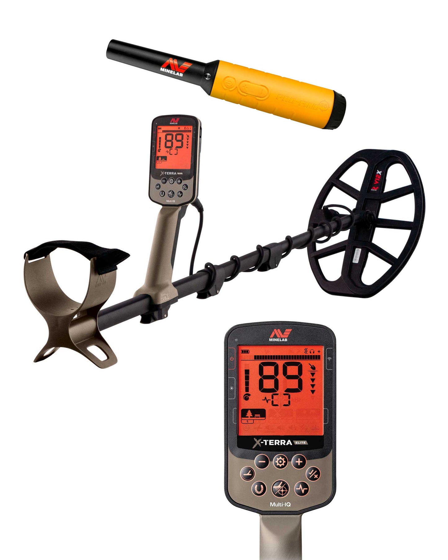 Minelab X-TERRA ELITE Metal Detector + FREE PRO FIND 35