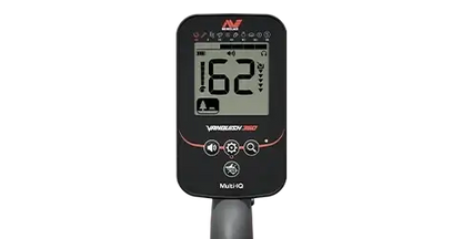 Minelab Vanquish 360 Multi-Frequncy Waterproof Metal Detector Adventure Pack With Diggier, Pouch, & Gloves