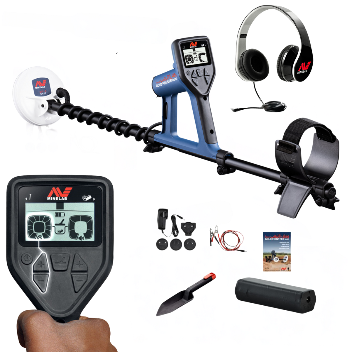 Father's Day Bundle — Minelab SDC 2300 + Gold Monster 1000 Prospecting Metal Detectors Pack