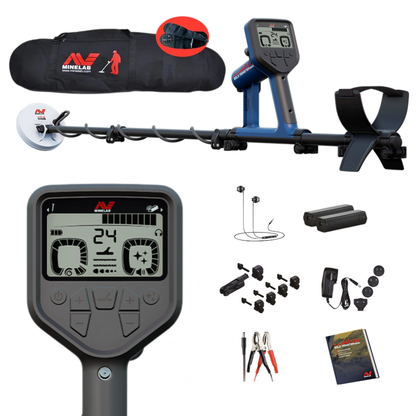 MINELAB GOLD MONSTER 2000 Premium Gold-Nugget Detector with Pro-Find 40 Pinpointer and Padded Travel/Carry Bag