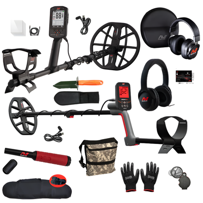 Father's Day Bundle - Minelab Manticore + Minelab Vanquish 460 + Minelab Pro-Find 40 Pinpointer + Minelab Padded Travel Bag and Treasure Kit
