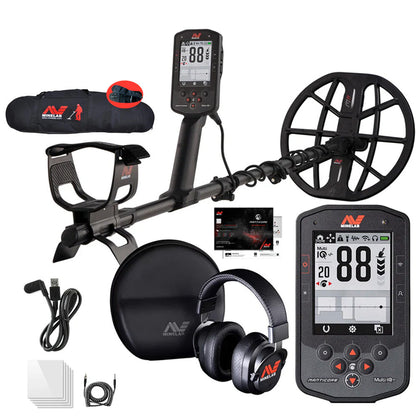 Minelab Manticore Multi-Frequency High Power Waterproof Metal Detector With Padded Carry Bag