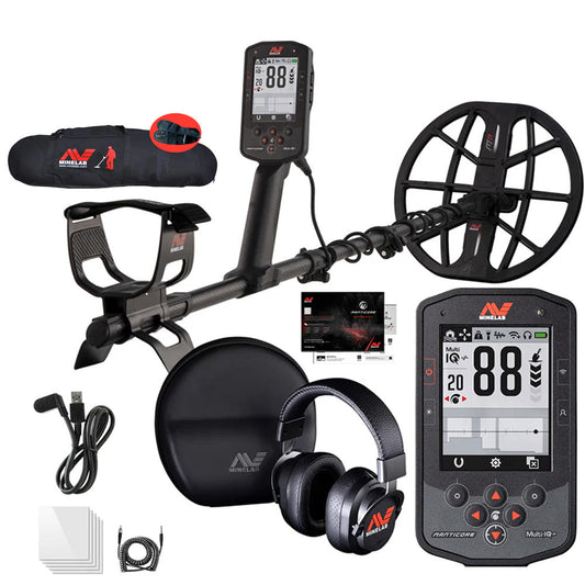 Minelab Manticore Multi-Frequency High Power Waterproof Metal Detector With Padded Carry Bag
