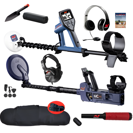 Father's Day Bundle - Minelab SDC 2300 With Headphones + Minelab Gold Monster 1000 + Pro-Find 40 Pinpointer + Minelab Carry Bag and Treasure Kit