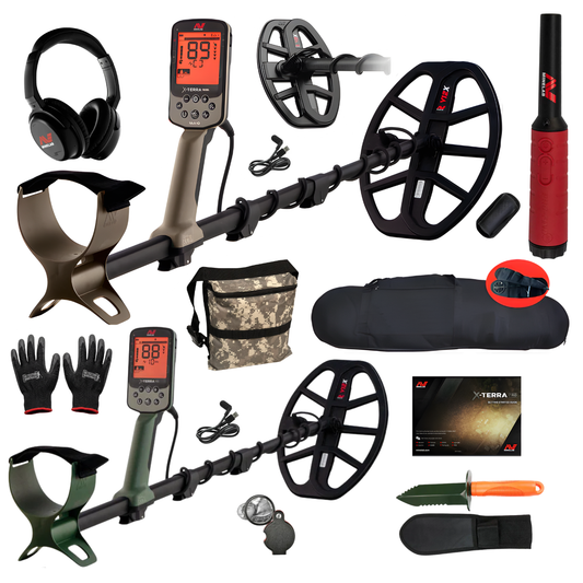 Father's Day Bundle - Minelab X-Terra Pro + Minelab X-Terra Elite 2 Coil EXPEDITION PACK + Pro-Find 40 + Carry Bag and Treasure Kit