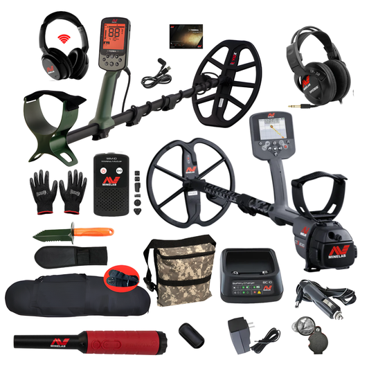Father's Day Bundle - Minelab X-Terra Pro with ML-85 Wireless Headphones + Minelab CTX 3030 + Pro-Find 40 Pinpointer + Carry Bag + Treasure Kit