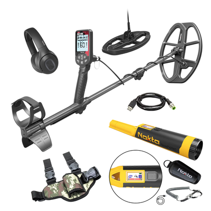 Demo - Nokta Score 3 (Triple Score) 2 Coil, Pro Pack, Waterproof, Multi-Frequency Metal Detector