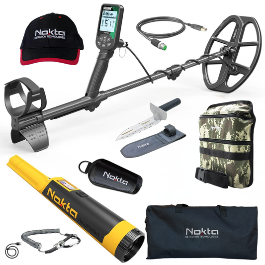 Nokta Score Waterproof, Multi-Frequency Metal Detector with Accupoint Pinpointer