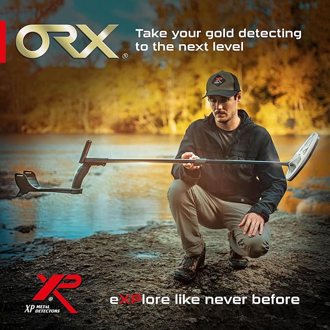 XP ORX RC High Frequency Gold Hunting Metal Detector With Elliptic 9.5x5 HF Search Coil