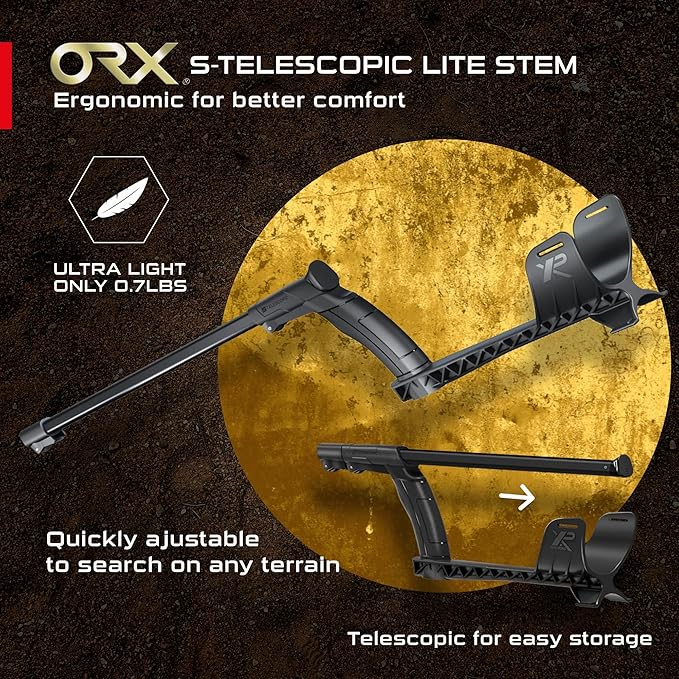 XP ORX RC High Frequency Gold Hunting Metal Detector With Elliptic 9.5x5 HF Search Coil