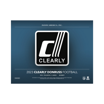 2023 Panini Clearly Donruss Football Hobby Box