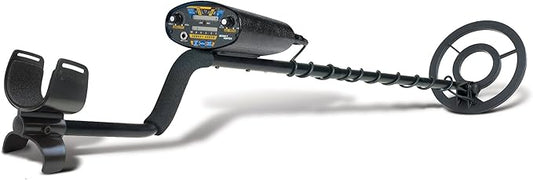 Bounty Hunter Quick Draw II Metal Detector With 3-Tone Audio Feedback, 9-Segment Target ID,  and Digital Coin Depth Indicator