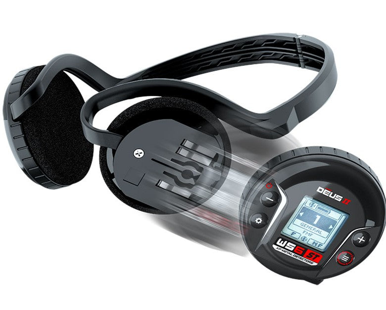 XP Deus II Stereo (Full) with 11" Coil - FMF Metal Detector Remote Control & WS6 ST Headphones (Copy)