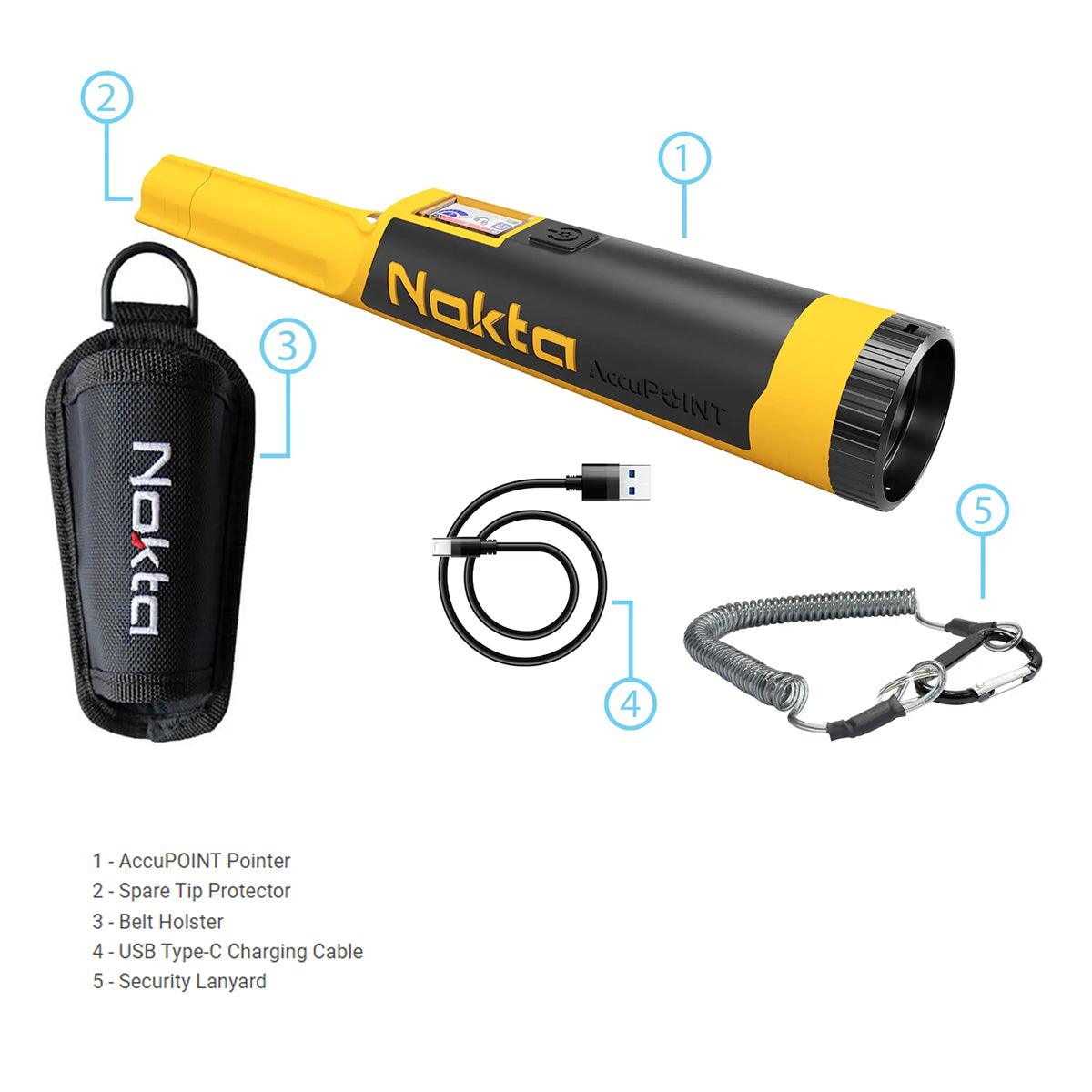 Nokta Legend 2 Metal Detector Simultaneous Multi-Frequency Lightweight Waterproof Metal Detector with 2 Coils, Headphones, Accupoint & Premium Digger