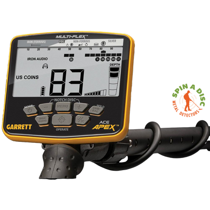 Garrett Ace Apex Metal Detector standard pack