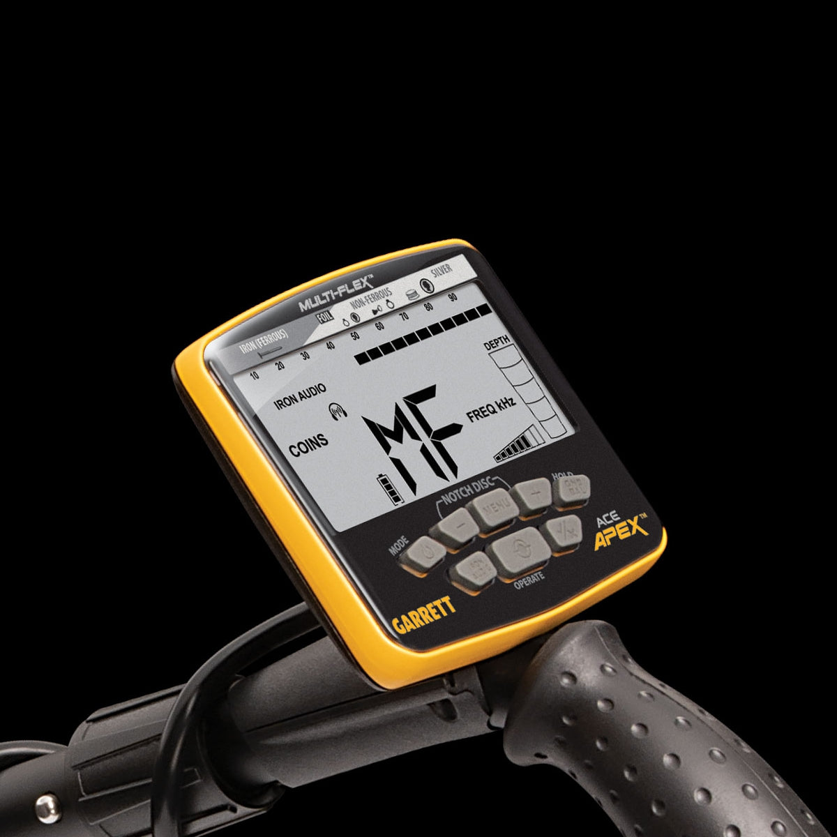Garrett ACE APEX VIPER Multi-Frequency Metal Detector with Z-Lynk Wireless Headphones and Coil Cover