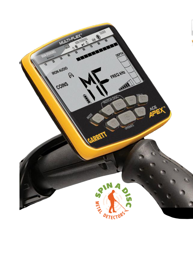 Garrett Ace Apex Metal Detector standard pack