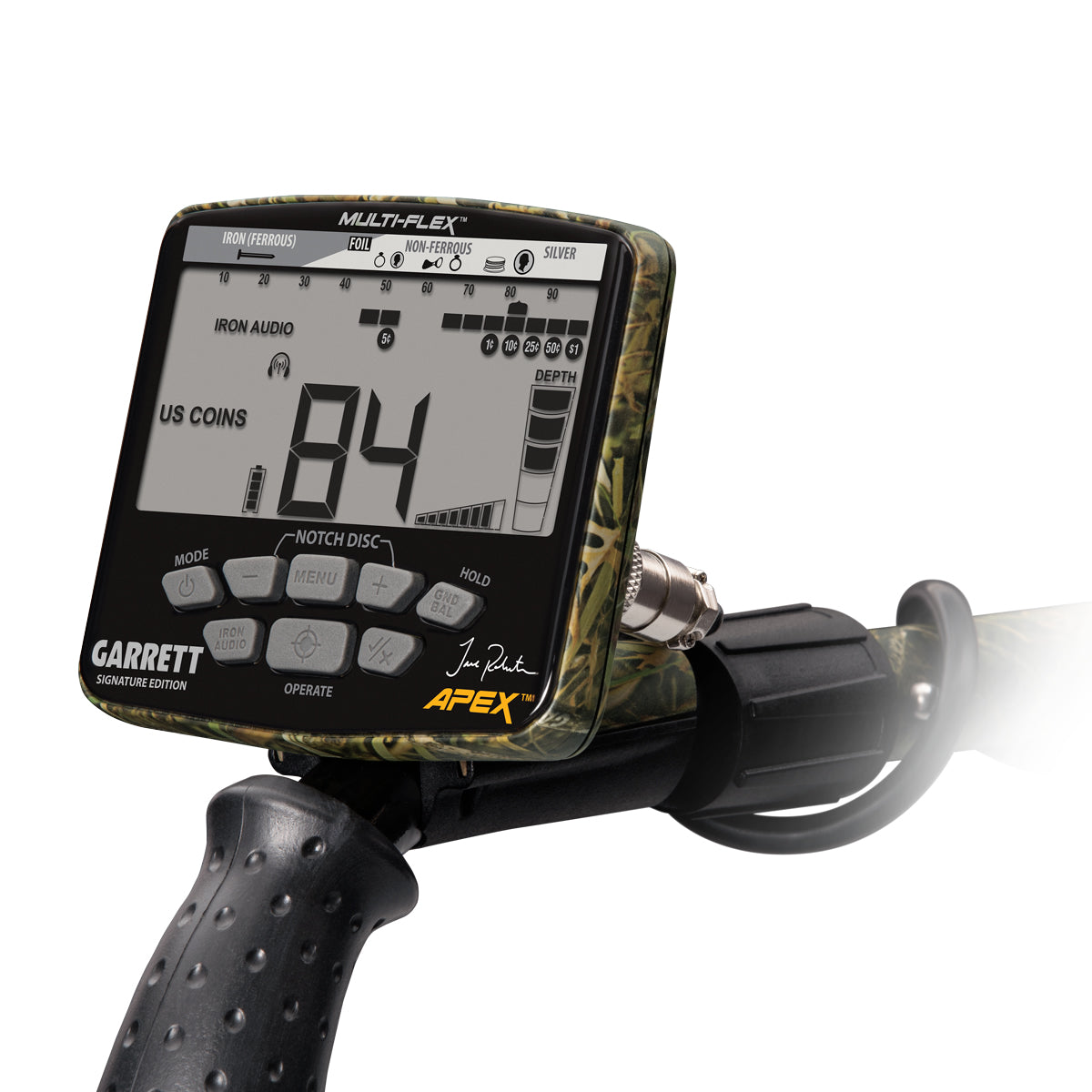 Garrett ACE APEX VIPER Multi-Frequency Metal Detector with Z-Lynk Wireless Headphones, Pro-Pointer AT Z-Lynk Pinpointer and Coil Cover