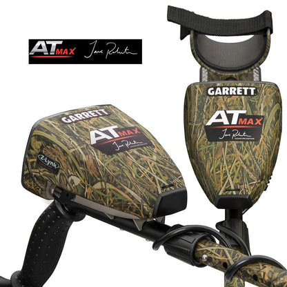 Garrett AT MAX Jase Robertson Edition Waterproof Metal Detector, Wireless Headphones, Waterproof