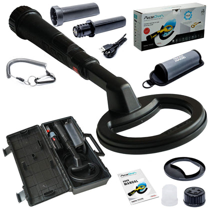 Nokta Makro PulseDive 2-in-1 Set Scuba or Snorkeling Metal Detector (BLACK)