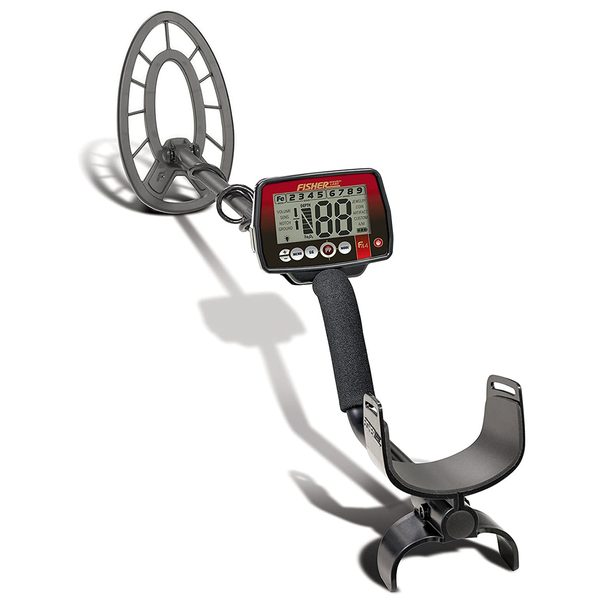 Fisher F44 Metal Detector with 11" Concentric Searchcoil