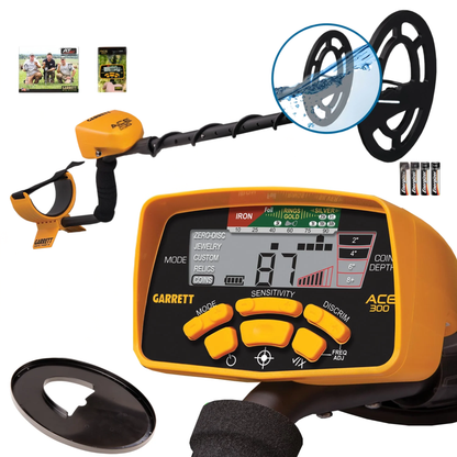 Garrett ACE 300 Metal Detector For Coins & Relics